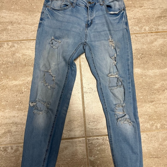 💕EUC-WAX JEAN/BUTT I LOVE YOU CAPRI JEANS SZ 7💕 - Picture 5 of 9